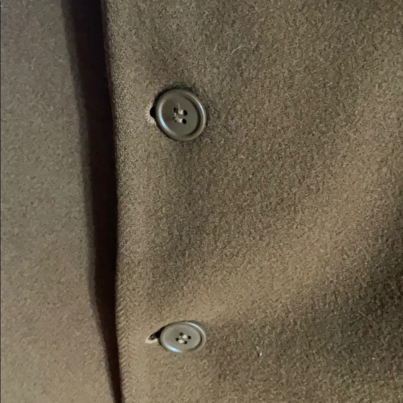 Vintage brown wool sports coat made Ukraine - Picture 3 of 4